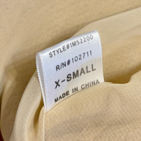 GIBSON Gold Crop Sequin Zip Up Bomber Style Jacket Size XS - Picture 14 of 14